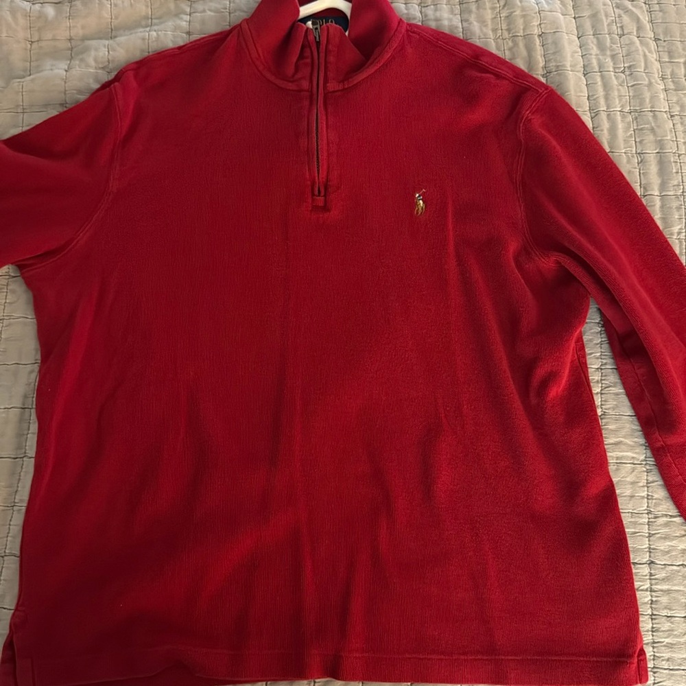 Polo Ralph Lauren men’s quarter zip up. Size men’s medium.